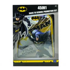 ست 45 در 1 کوله پشتی چرخدار 40 سانتی بتمن Batman, image 7