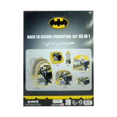 ست 45 در 1 کوله پشتی چرخدار 40 سانتی بتمن Batman, image 14