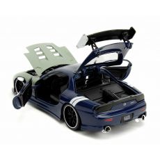 ماشین فلزی مزدا RX-7 1993 به همراه فیگور کاکاشی هاتاکه با مقیاس 1:24, تنوع: Kakashi Hatake-253255055, image 16