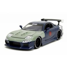 ماشین فلزی مزدا RX-7 1993 به همراه فیگور کاکاشی هاتاکه با مقیاس 1:24, تنوع: Kakashi Hatake-253255055, image 4