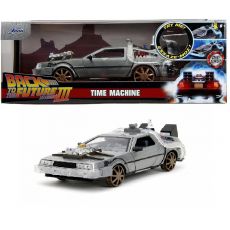 ماشین زمان فلزی Back to the Future 3 با مقیاس 1:24, image 