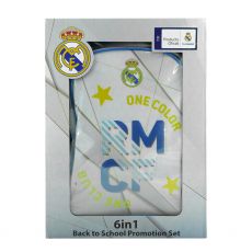 ست 6 در 1 کوله پشتی چرخدار 40 سانتی Real Madrid, image 15