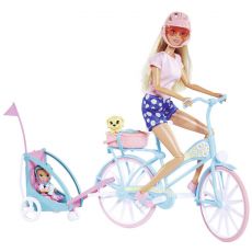 ست عروسک 29 سانتی Steffi Love مدل Bike Trailer به همراه کودک, image 2