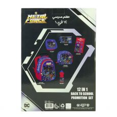 ست 12 در 1 کوله پشتی چرخدار 40 سانتی Metal Force, image 10