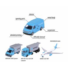 پک 4 تايی وسایل حمل و نقل فلزی Majorette مدل Logistic, image 3