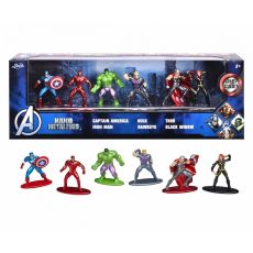پک 6 تایی نانو فیگورهای فلزی انتقام جویان Marvel, image 