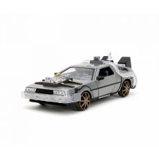ماشین زمان فلزی Back to the Future 3 با مقیاس 1:24, image 3