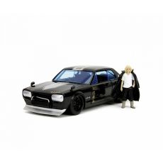 ماشین فلزی نیسان اسکای لاین GT-R 1971 به همراه فیگور مایکی با مقیاس 1:24, image 2