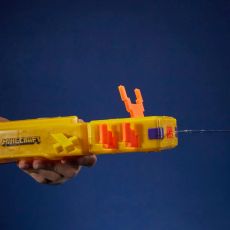 تفنگ آبپاش نرف Nerf مدل Super Soaker Minecraft Axolotl, image 2