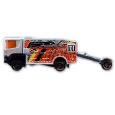 کامیون مسابقه ای Hot Wheels مدل Scania Rally Truck طوسی, تنوع: BFM60-979J-Scania Rally Truck - Gray, image 3