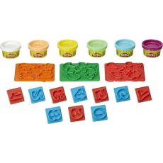 پک 6 تایی خمیربازی به همراه قالب اعداد انگلیسی Play Doh, تنوع: E8530-Numbers, image 2