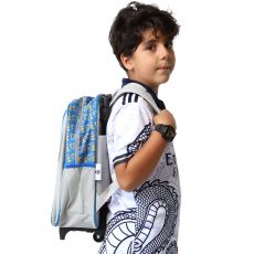 ست 6 در 1 کوله پشتی چرخدار 40 سانتی Real Madrid, image 4