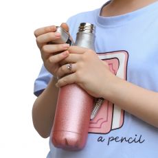 قمقمه آلومینیومی 500 میلی لیتری Cool Level مدل صوتی و آبی درخشان, image 3