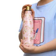 قمقمه آلومینیومی 500 میلی لیتری Cool Level مدل Golden Flowers, image 2