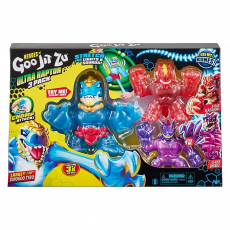 پک سه تایی عروسک های فشاری گو جیت زو Goo Jit Zu مدلUltra Raptor, image 6