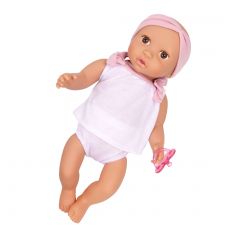 عروسک نوزاد 35 سانتی LullaBaby با لباس و هدبند صورتی, image 6