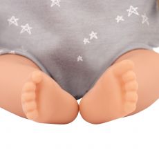 عروسک نوزاد 35 سانتی LullaBaby با لباس طوسی ستاره ای, image 9