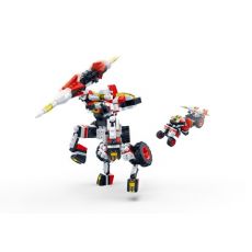 ربات ساختنی 2 در 1 سفید 272 قطعه Banbao, تنوع: 6320-Mech, image 2