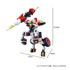 ربات ساختنی 2 در 1 سفید 272 قطعه Banbao, تنوع: 6320-Mech, image 3