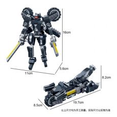 ربات ساختنی 2 در 1 مشکی 255 قطعه Banbao, تنوع: 6319-Mech, image 4