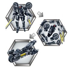 ربات ساختنی 2 در 1 مشکی 255 قطعه Banbao, تنوع: 6319-Mech, image 2