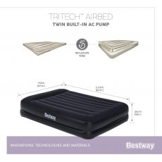 تشک بادی 203 سانتی Bestway مدل Queen مشکی, image 8