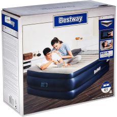 تشک بادی 203 سانتی Bestway مدل Queen طوسی  و سرمه ای, image 
