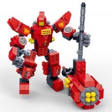 ربات ساختنی 2 در 1 قرمز 351 قطعه Banbao, تنوع: 6316-Mech, image 3
