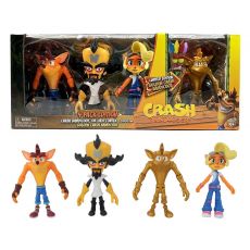 پک 4 تایی فیگور های 11 سانتی کراش باندیکوت Crash Bandicoot, image 