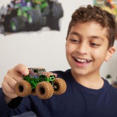 پک تکی ماشین Monster Jam گلی با مقیاس 1:64 مدل Grave Digger, image 4