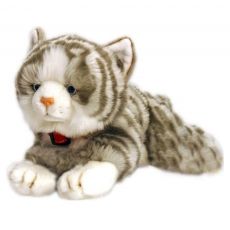 عروسک پولیشی گربه 25 سانتی (طوسی), image 