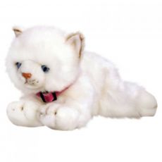عروسک پولیشی گربه 25 سانتی (سفید), image 