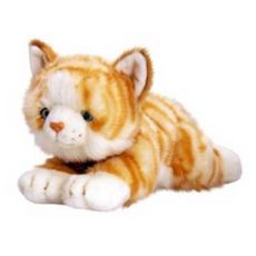 عروسک پولیشی گربه 25 سانتی (قهوای), image 