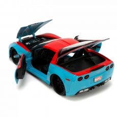 ماشین فلزی شورلت کوروت 2006 مدل Z06 و فیگور فلزی دکتر استرنج با مقیاس 1:24, image 9