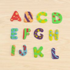 پک 6 تایی خمیربازی به همراه قالب حروف انگلیسی Play Doh, تنوع: E8530-Alphabet, image 3