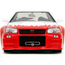 ماشین فلزی نیسان اسکای لاین 2002 مدل GT-R R34 و فیگور فلزی Ryu با مقیاس 1:24, تنوع: 253255071-Ryu, image 8