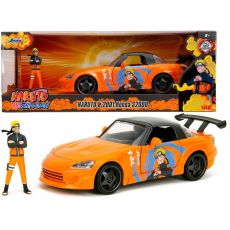 ماشین فلزی هوندا 2001 مدل S2000 و فیگور فلزی ناروتو با مقیاس 1:24, تنوع: 253255084-Naruto, image 