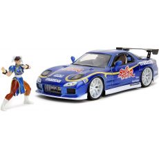 ماشین فلزی مزدا 1993 مدل RX-7 و فیگور فلزی Chun-Li با مقیاس 1:24, تنوع: 253255062-ChunLi, image 6