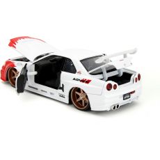 ماشین فلزی نیسان اسکای لاین 2002 مدل GT-R R34 و فیگور فلزی Ryu با مقیاس 1:24, تنوع: 253255071-Ryu, image 5