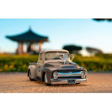 ماشین فلزی فورد 1956 مدل F-100 و فیگور فلزی Guile با مقیاس 1:24, تنوع: 253255057-Guile, image 4