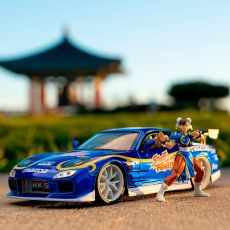 ماشین فلزی مزدا 1993 مدل RX-7 و فیگور فلزی Chun-Li با مقیاس 1:24, تنوع: 253255062-ChunLi, image 2