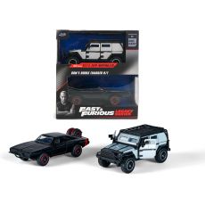 پک 2 تایی ماشین های فلزی Fast & Furious مدلDoms’s Dodge Charger  وTej's Jeep Wrangler با مقیاس 1:32, image 