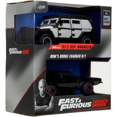 پک 2 تایی ماشین های فلزی Fast & Furious مدلDoms’s Dodge Charger  وTej's Jeep Wrangler با مقیاس 1:32, image 5