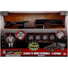 ماشین فلزی بتموبیل ساختنی Batman Classic TV Series با مقیاس 1:24 به همراه فیگور بتمن, تنوع: 253213000-Batmobile, image 8