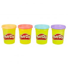 پک 4 تایی خمیربازی Play Doh (کرم - صورتی - آبی - بنفش), تنوع: B5517EU4-4 Colors Ice Cream, image 3
