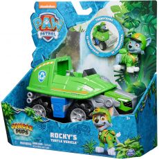 ماشین لاک پشتی با فیگور راکی سگ های نگهبان Paw Patrol سری Jungle Pups, تنوع: 6067778-Rocky, image 12