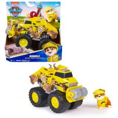 بولدوزر نجات با فیگور رابل سگ های نگهبان Paw Patrol سری Rescue Wheels, تنوع: 6069372-Rubble, image 