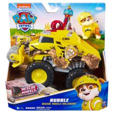 بولدوزر نجات با فیگور رابل سگ های نگهبان Paw Patrol سری Rescue Wheels, تنوع: 6069372-Rubble, image 12