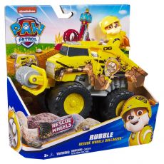 بولدوزر نجات با فیگور رابل سگ های نگهبان Paw Patrol سری Rescue Wheels, تنوع: 6069372-Rubble, image 13