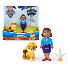 ست فیگورهای رابل و شهردار گودوی سگ های نگهبان Paw Patrol, تنوع: 6070734-Rubble, image 